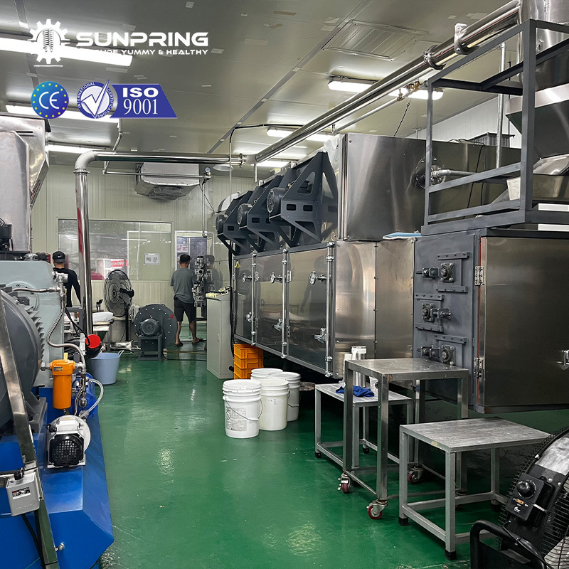 SunPring instant rice porridge production line instant rice machinery enriched rice making machine