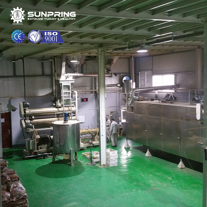 SunPring dog pet food feed making machine dog pet food machine dog feed product line