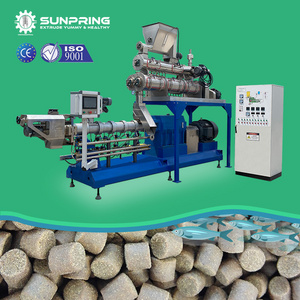 SUNPRING tilapia feed extruder tilapia feed production line shrimp food extruded