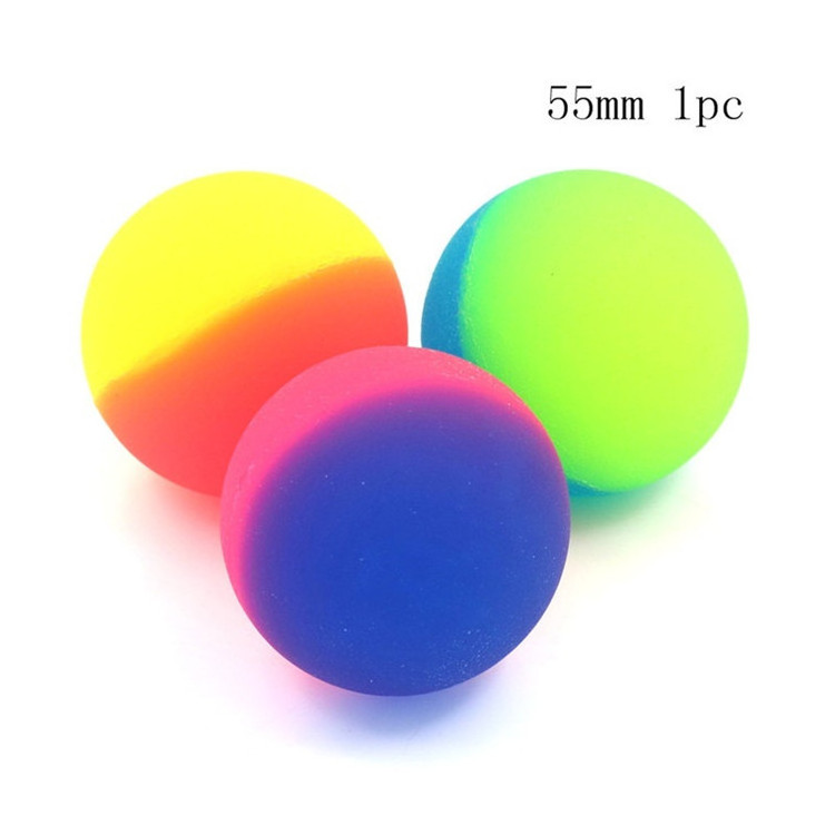 Moonlight High Bounce Ball Elastic Juggling Jumping Balls Bouncing Ball Outdoor Toys Play fun