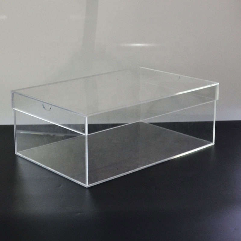 Wholesale Custom Clear Acrylic Shoe Display Box for Display and Storage