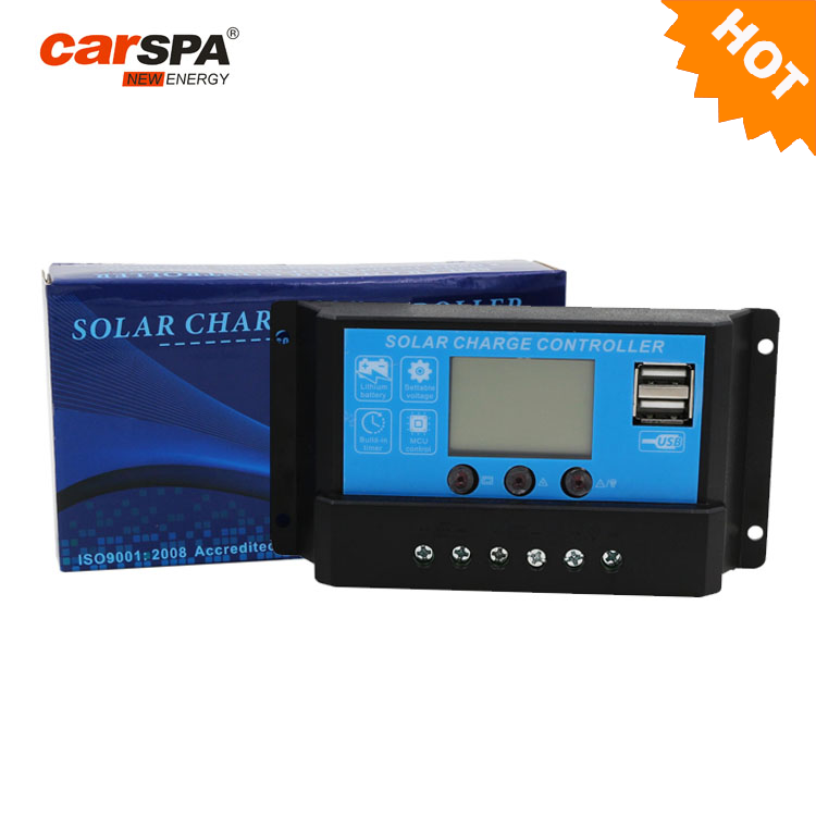 12v 24v Solar Panel Charge Controller Intelligent Regulator 10A 20A 30A 40A 50A 60A PWM solar  charger controller