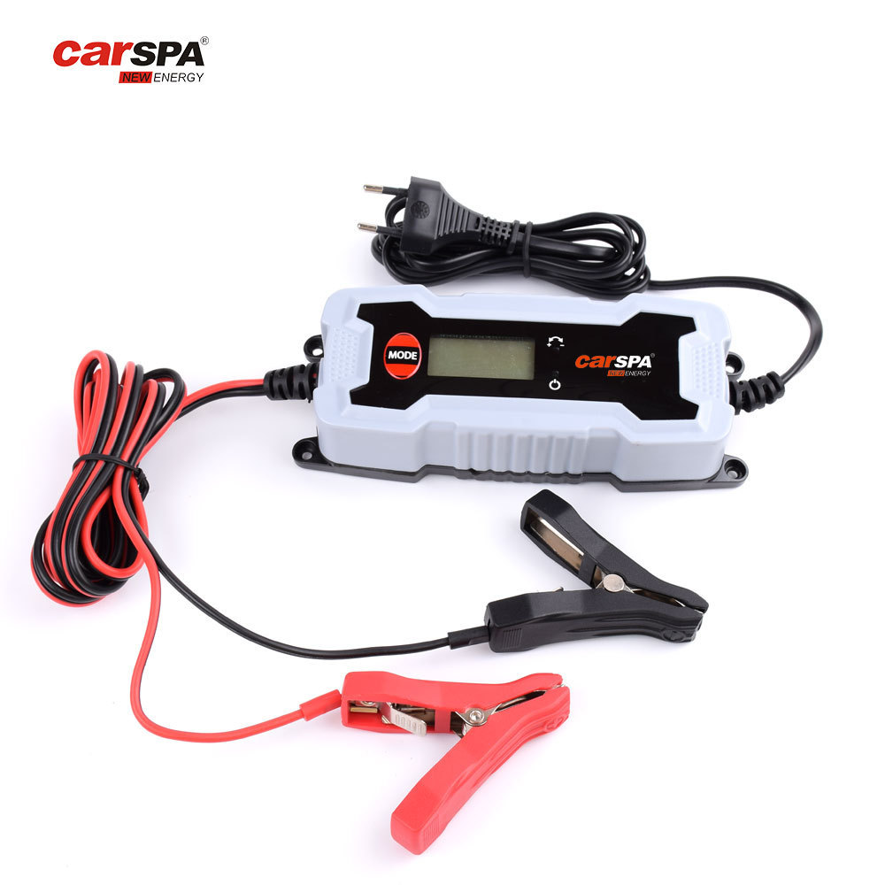 Fast Charging High Power Smart 12v 24v Auto Repair Lead-acid Battery Charger 4a Car Trickle Battery Charger