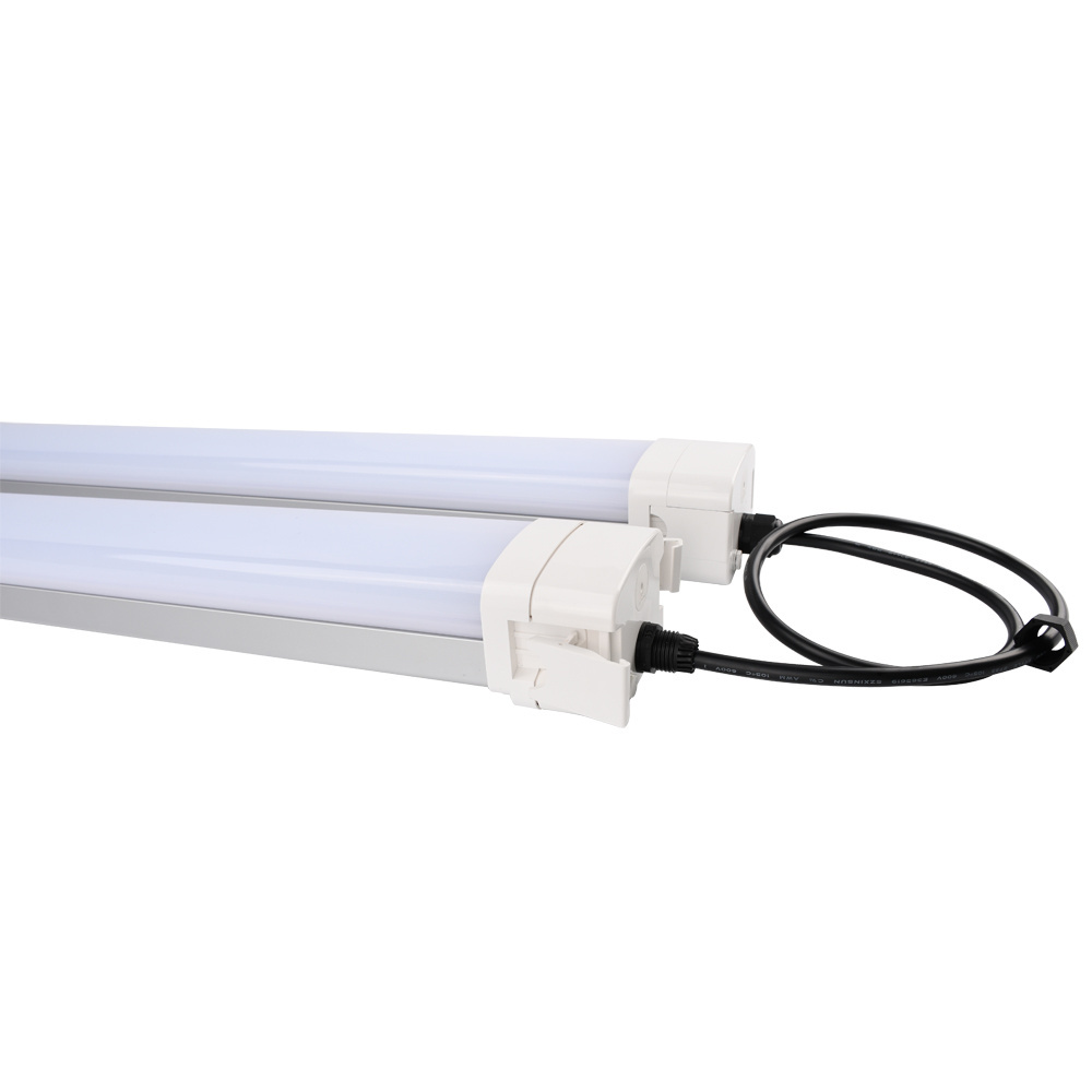 Waterproof Motion Sensor Led Tube Linear Fixture Triproof Industrial Vapor Tight Fixture 60w LED Vapor Light