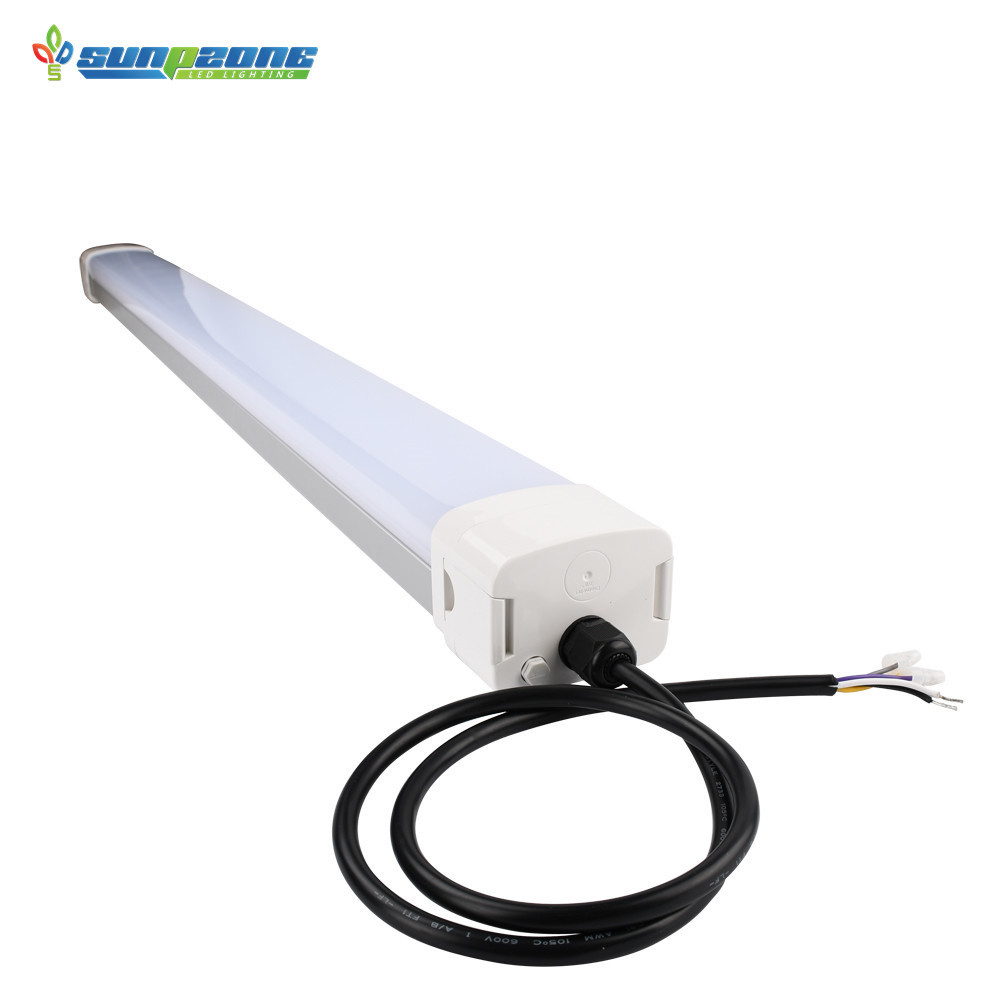 Industrial 1800mm Water Proof Linear Batten Fixtures 80w IP65 Sensor LED Triproof Batten Light