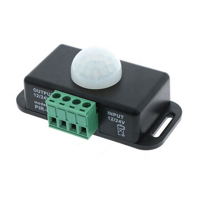 Infrared human body sensing switch 12 ~ 24V adjustable embedded PIR probe