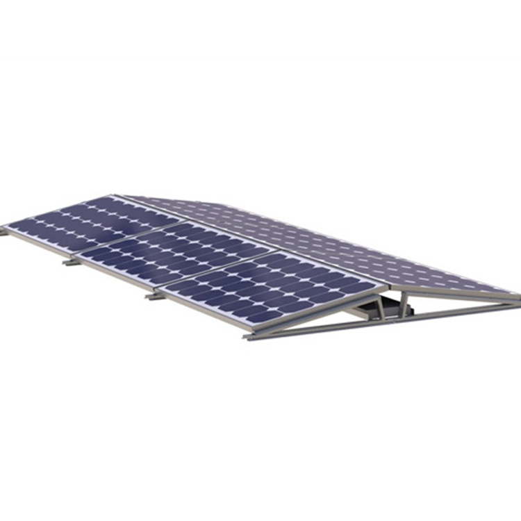 Solar Panel Ground Mount Rack Kit With Windshield Ballast Ground Mount Solar Ground Mount Solar Ballasted