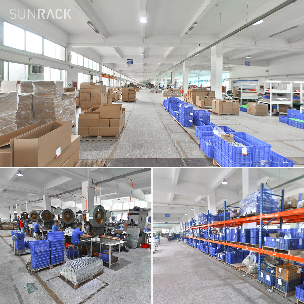 SunRack Solar Panel Adjustable Ground Mounting Structure U Pile Support Racking Installation Bracket