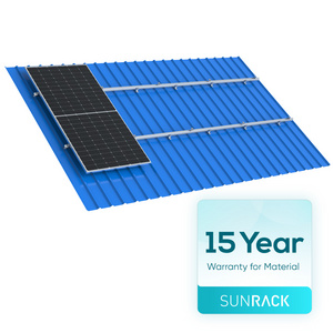 Sunrack Adjustable Racking Metal Roof Solar Panel Mounting Structure System For Home