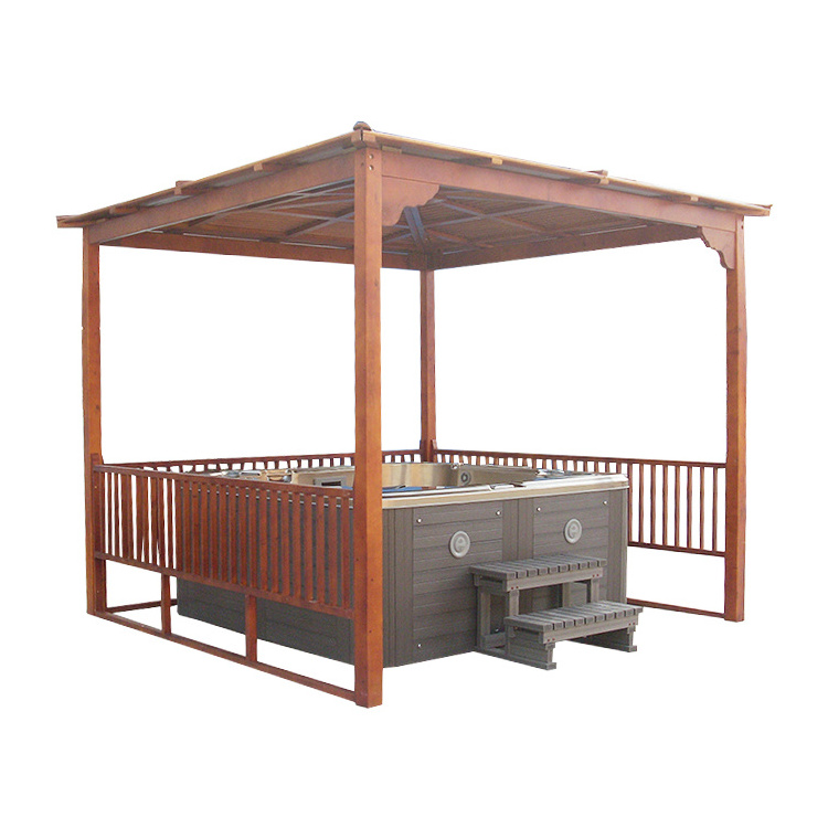 luxury garden wooden gazebo