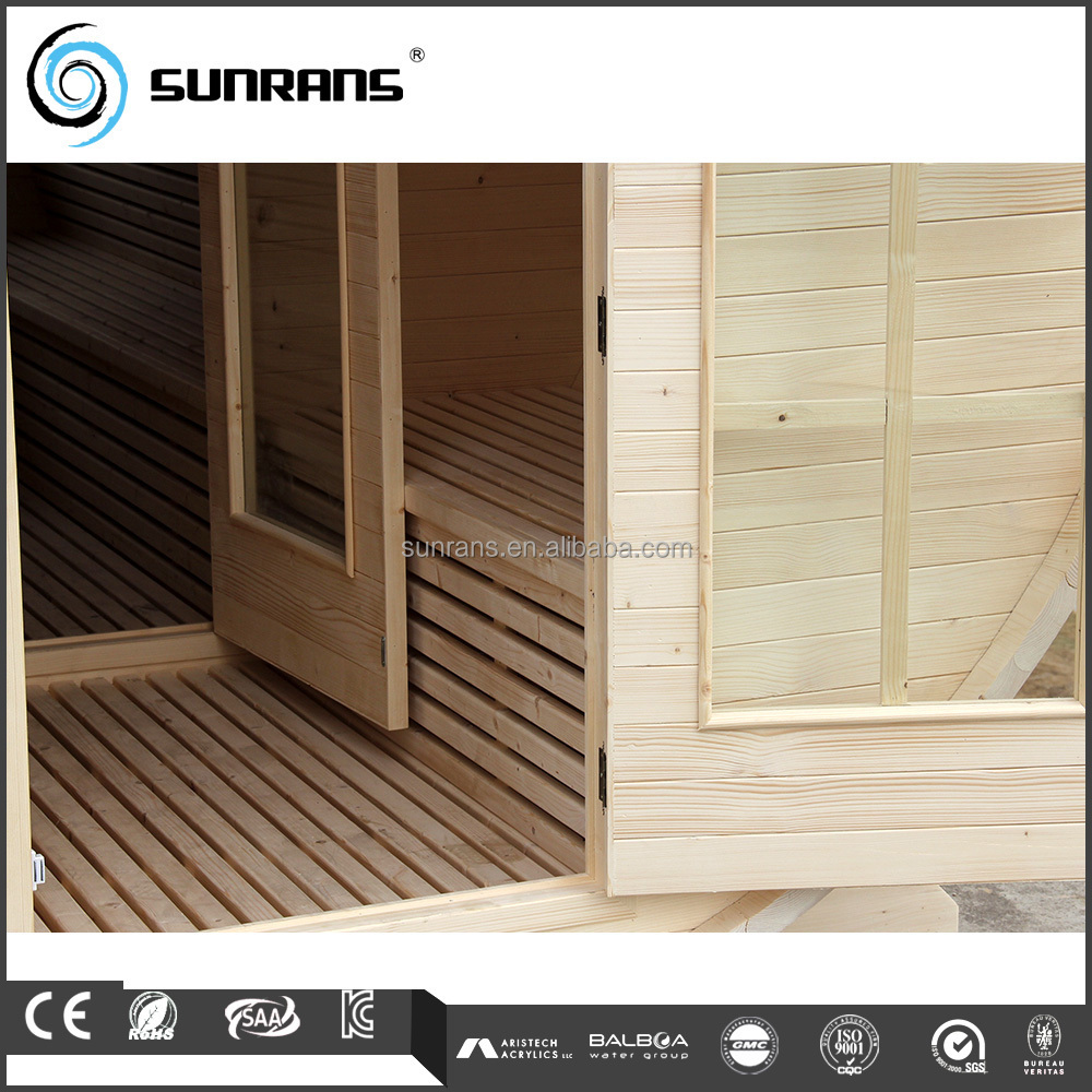 Black Friday Hot Sale In Europe Barrel Steam Sauna Room For 6 Person Sauna