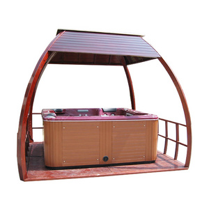 Sunrans popular spa use cheap outdoor garden wood gazebo SR881