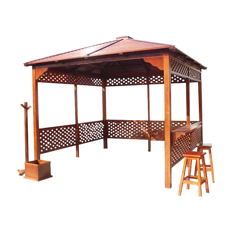 Luxury Wooden gazebo for outdoor SPA