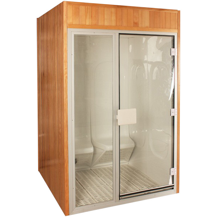 Customized Hammam Outdoor Steam Room Sauna Wet Steam Hot Sale Sauna Hamam Luxury Fashion Wood Steam Sauna Room With Shower