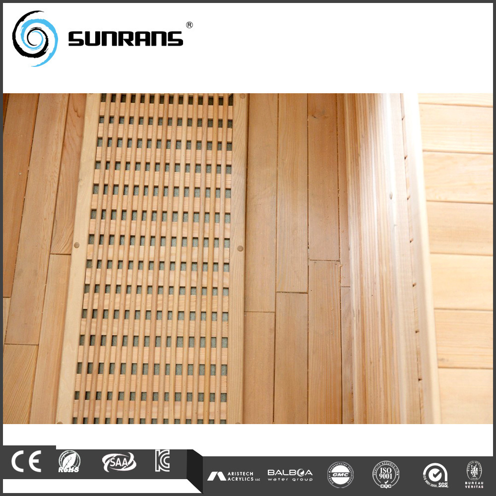 Half Body Far Infrared Sauna Room Kit Portable Vibro Sauna Solid Wood 1 Person Dry Steam Prefabricated Sauna Rooms