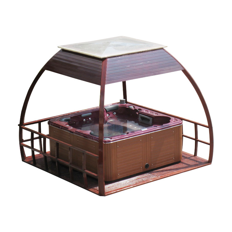 Sunrans popular spa use cheap outdoor garden wood gazebo SR881