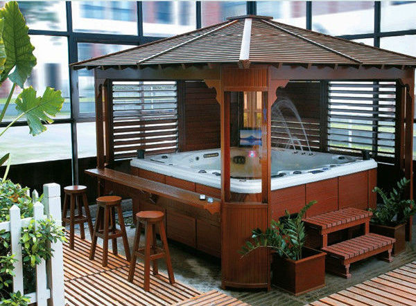 Wholesaler Pergolas And Gazebos Hot Tub Wooden Garden Grill Gazebo Outdoor Waterproof For Sale