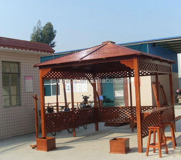 SR888 Hot Tub Outdoor Used Chinese Wooden Gazebo Price