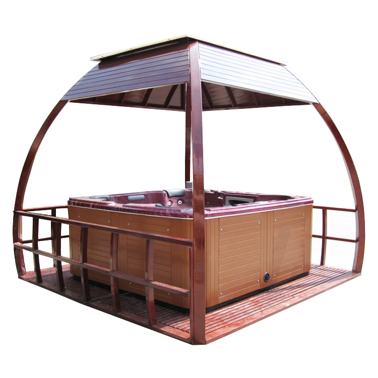 Sunrans popular spa use cheap outdoor garden wood gazebo SR881