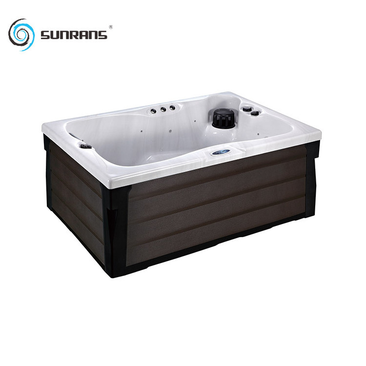 Indoor Mini Home Luxury Brand New Weather-Resistant Whirlpool Bathtub For Hotel Bathroom Spa Hot Tub 16pcs Jets For 3 Person