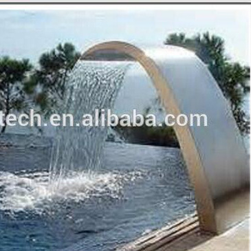 120cm High stainless steel cascade waterfall for swimming pool and garden pond garden