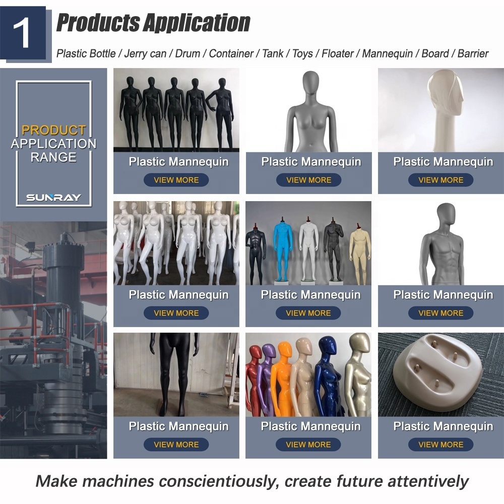 full body plastic mannequin making machine to make plastic mannequin female body extrusion blow molding machine