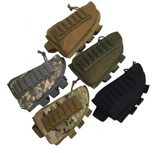 Tactical Cheek Rest Shell Nylon Magazine Molle Pouch Holder