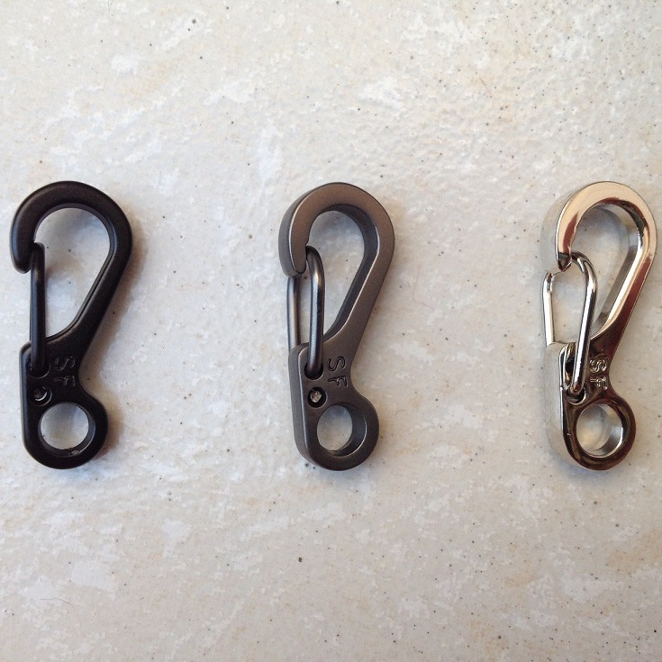 Mini SF Alloy Carabiner Clip Heavy Duty 1-3/4