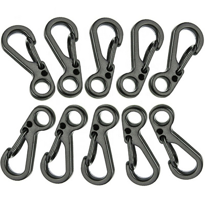 Mini SF Alloy Carabiner Clip Heavy Duty 1-3/4" Keychain Snap Hook Spring Clip for Tents, Hammock, Tarps