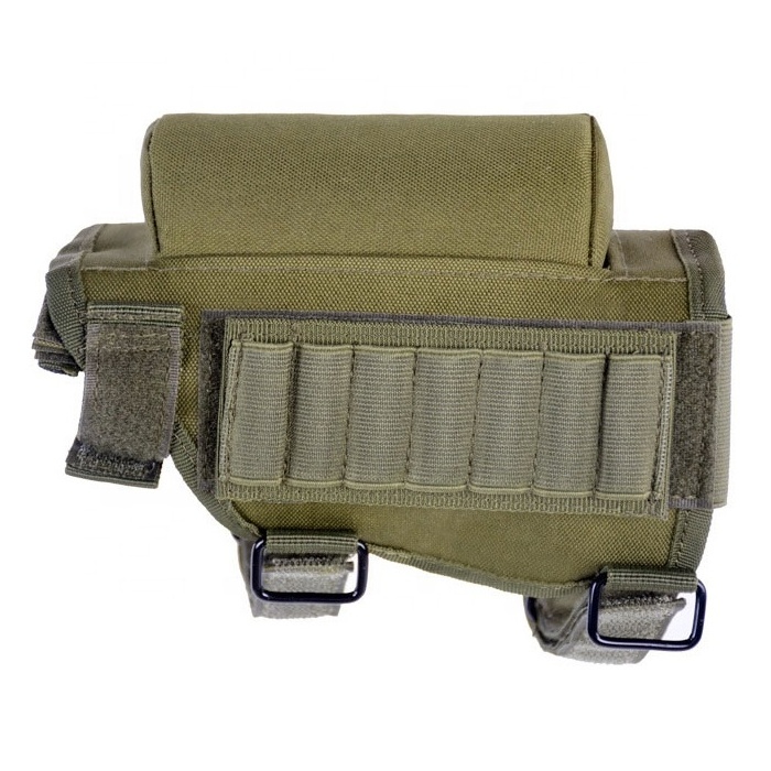 Tactical Nylon  Cheek Rest Riser Pad Cartridges Holder Carrier Pouch