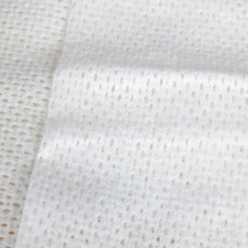 TNT 100% Bamboo PLA Polyester Rayon Viscose Cotton Cloth Spun Lace  Non-woven Spunlace Nonwoven Non Woven Fabric For Wet Wipes