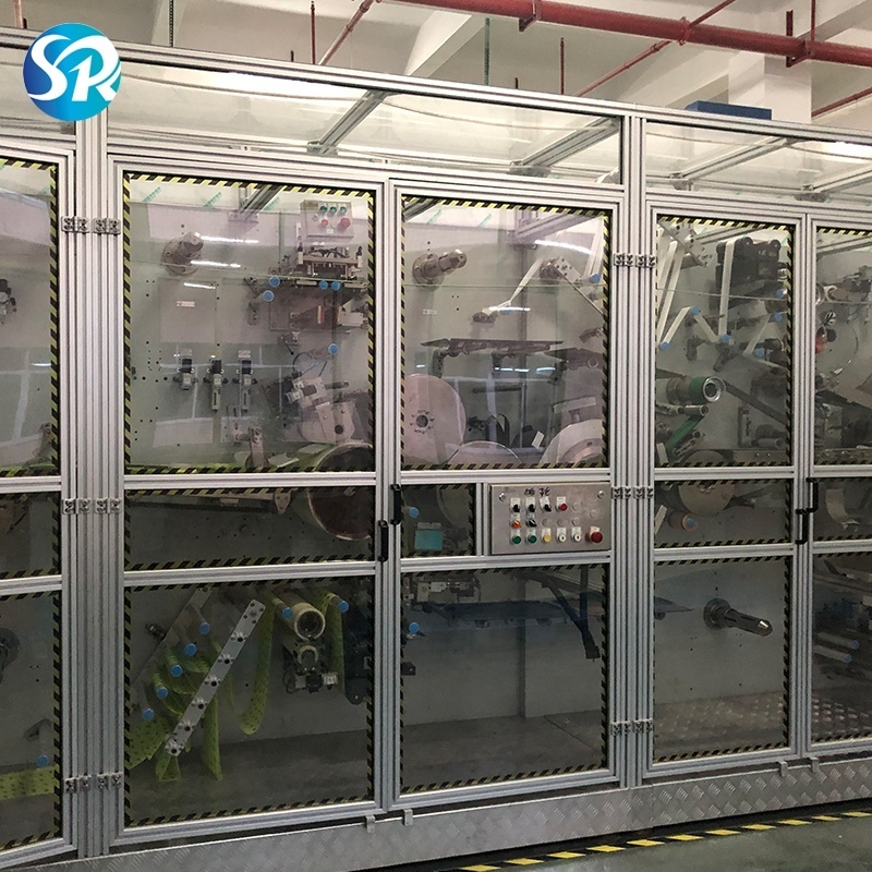 Semi Full Servo Automatic Second Hand Used Underpad Under Pad Sanitary Napkin Adult Baby Diaper Production Line Making Machine