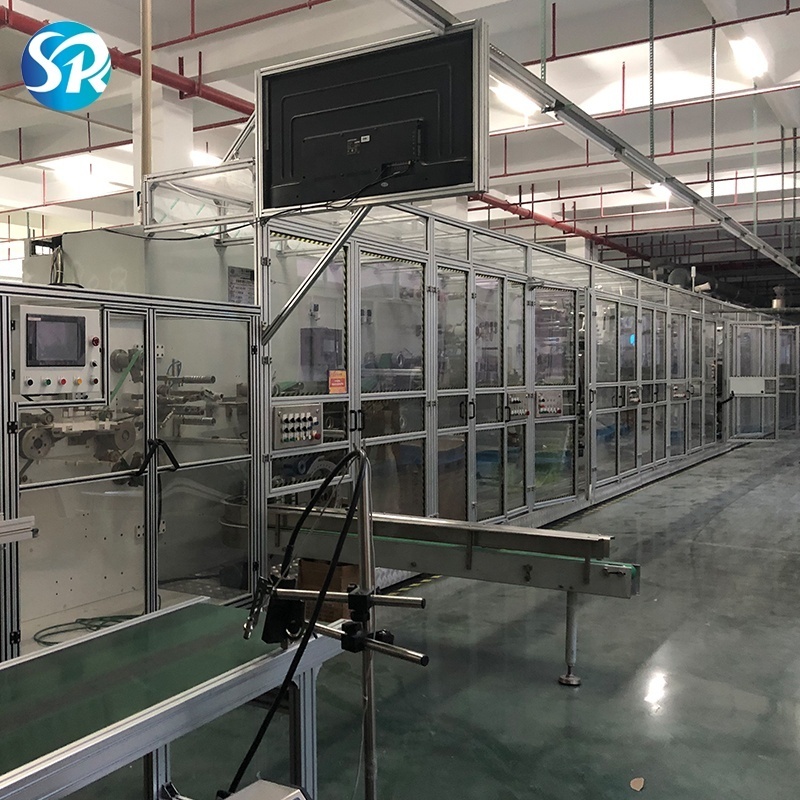 Semi Full Servo Automatic Second Hand Used Underpad Under Pad Sanitary Napkin Adult Baby Diaper Production Line Making Machine