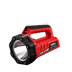 Sunrei  TZ800 Factory construction site patrols with flashlights led torch rechargeable flashlight with magnet