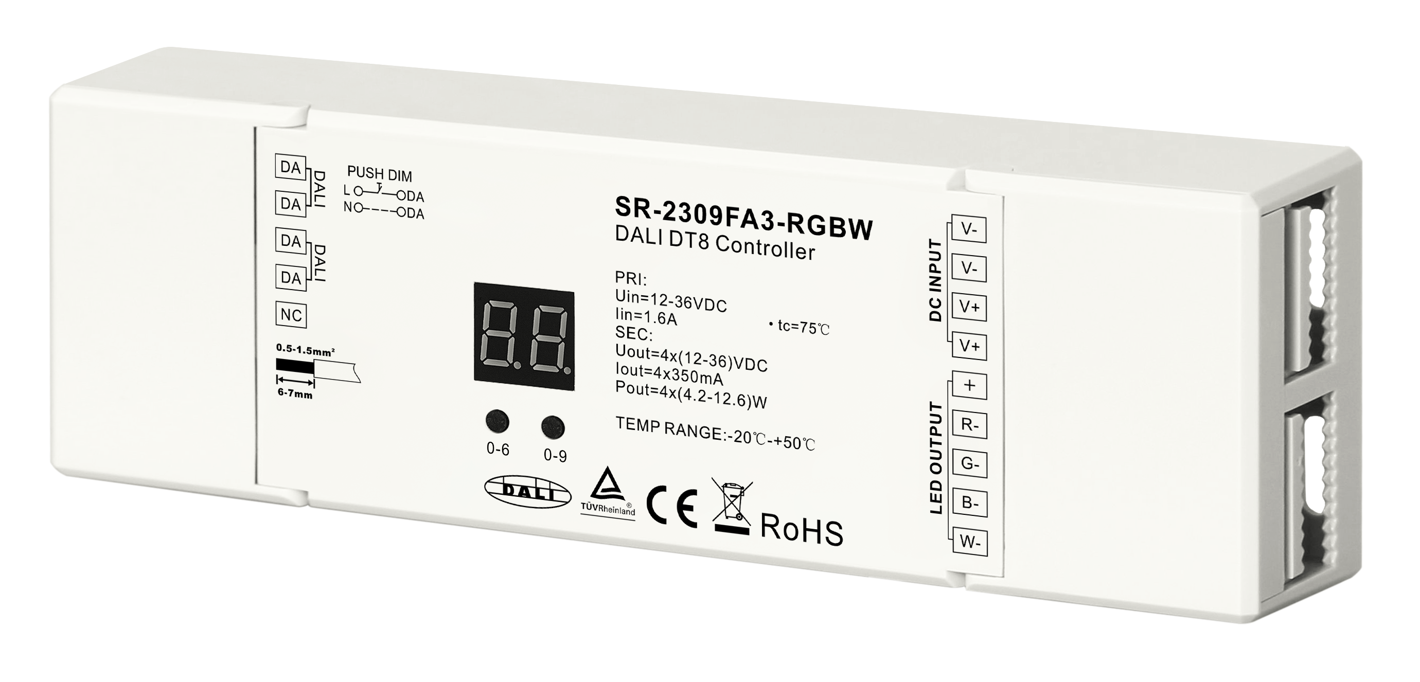 DT8 DALI2 Approved DALI Dimmer Switch