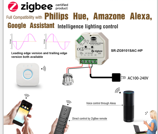 Sunricher Zigbee 3.0  Triac Dimmer Switch 400W driver