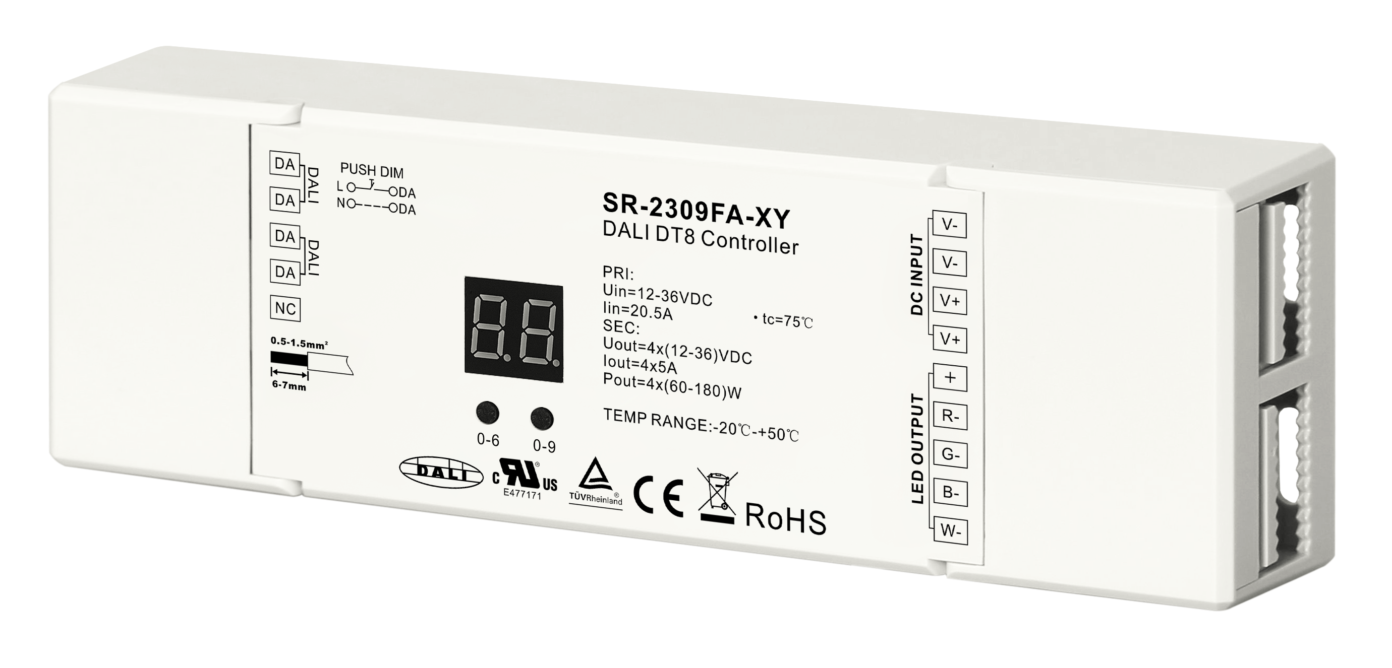 DT8 DALI2 Approved DALI Dimmer Switch