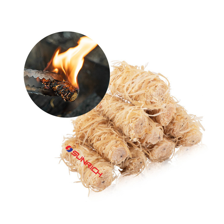 Wood wool Fire Starters 100%All Natural Firestarters Easy Burn Fire and Charcoal Food Safe Fire Starter For BBQ& Fireplace