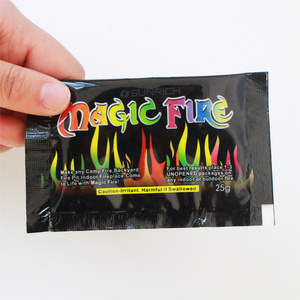 Magical Fire powder Rainbow colored flames Applicable to outdoor Indoor backyard beach camping fireplace Entertain family