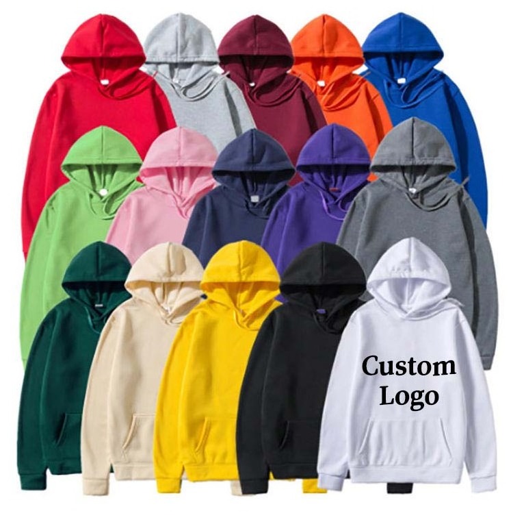 Wholesale Cheap Custom Sublimation Hoodies Oversize Multi Color US Size Blank Hoodie 100% Polyester Hoodies