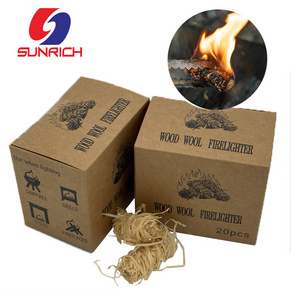 Fireplace Lighters Fire Starters Natural Eco Firelighter for BBQ Lighting Fires Camping Barbecue