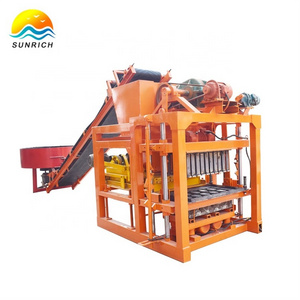 Automatic QTJ4-28 Concrete Interlocking Paving Block Making Machine