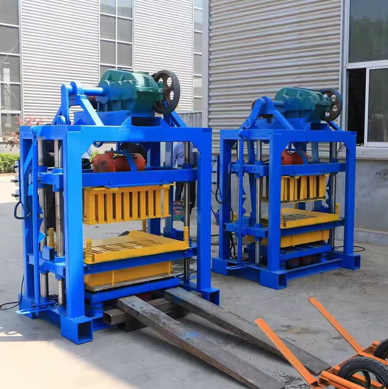 Building Construction QTJ4-40  Cement Block Making Machine Hollow Concrete Block Machine