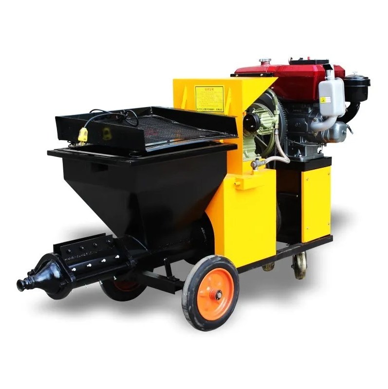 Concrete Mortar Spray/Spraying Plastering Machine Diesel model Shotcrete Machine for sale