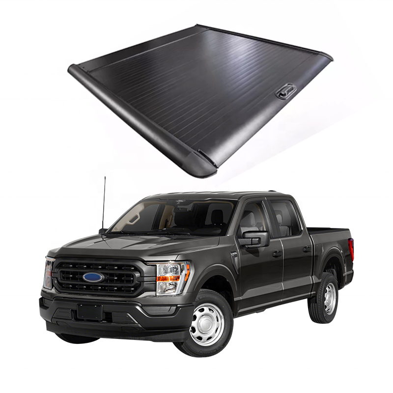 4x4 Pickup Truck Retractable Tonneau Cover Truck car shutter cover Accessories Cover With Key Lock For Ford Chevrolet Silverado