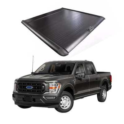 Hard Type Aluminium 4x4 Pickup Truck Retractable Camper Tonneau Cover Toyota Hilux Accessories Lock Dodge Ford Ranger f150