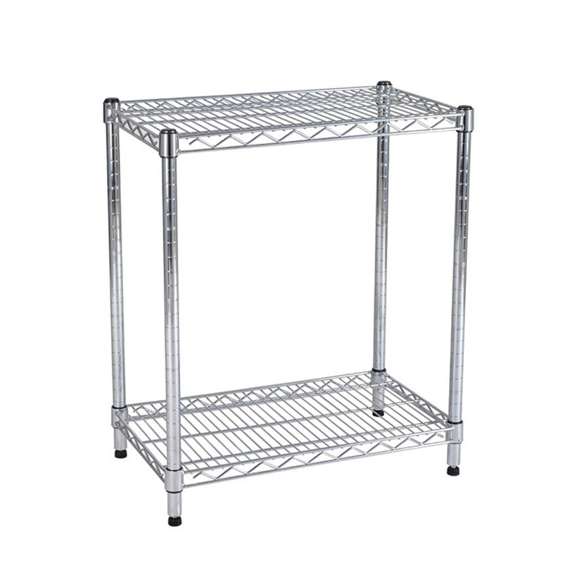 Custom 3 Layer Carbon Steel Storage Shelf Mesh Wire Rack Lightweight Bathroom Kitchen Storage Shelves