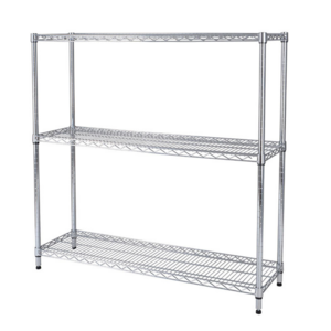 Custom 3 Layer Carbon Steel Storage Shelf Mesh Wire Rack Lightweight Bathroom Kitchen Storage Shelves