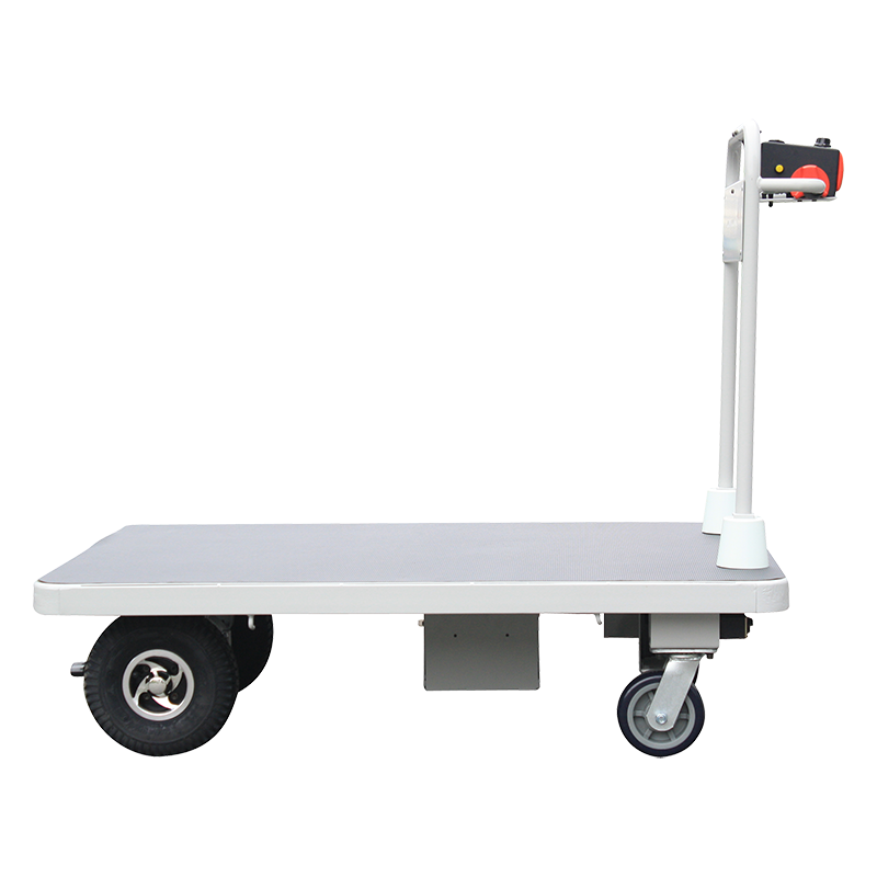 24v Power Logistics Electric Truck Stainless Steel Electric Trolley Cart with Storage Tote Box Sunrise 400w Garden Tools Storage