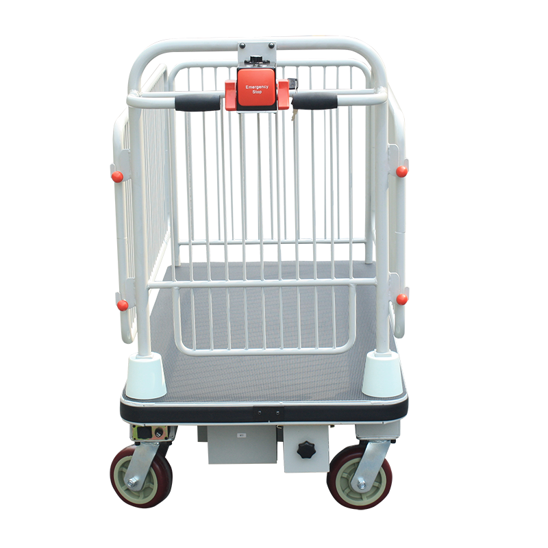 1000kg Load Electric Platform Cargo Carrier Trolley Heavy Loading Transport Cart Prices With 4 Wheels